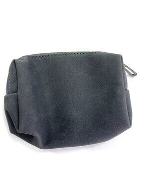 Hyzuo Charcoal Gray Soft Tech Pouch Versatile Compact Organizer Bag 90f